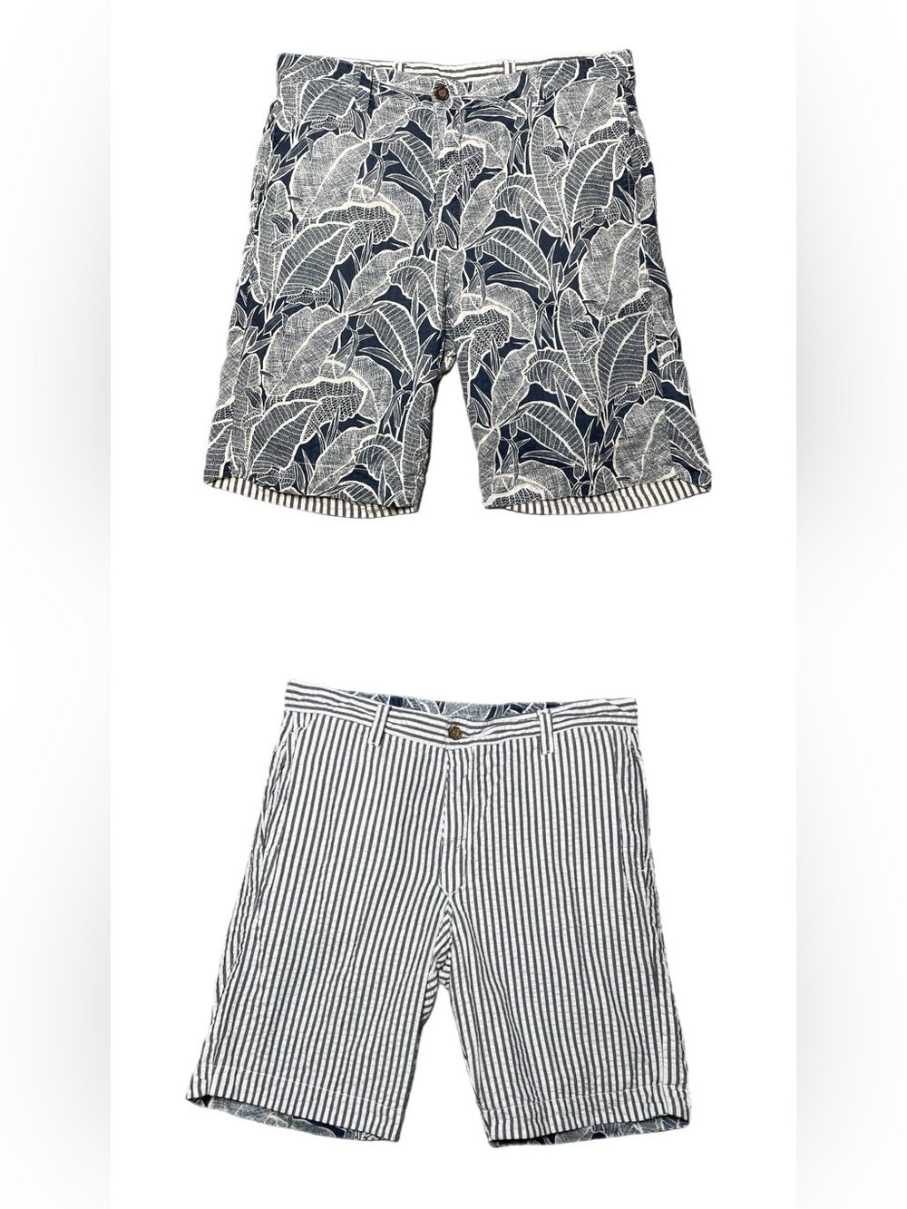 Vintage Mens Tailor Vintage Reversible Cotton Shorts